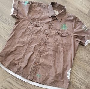 Short sleeve Button down Shirt size XL (L)